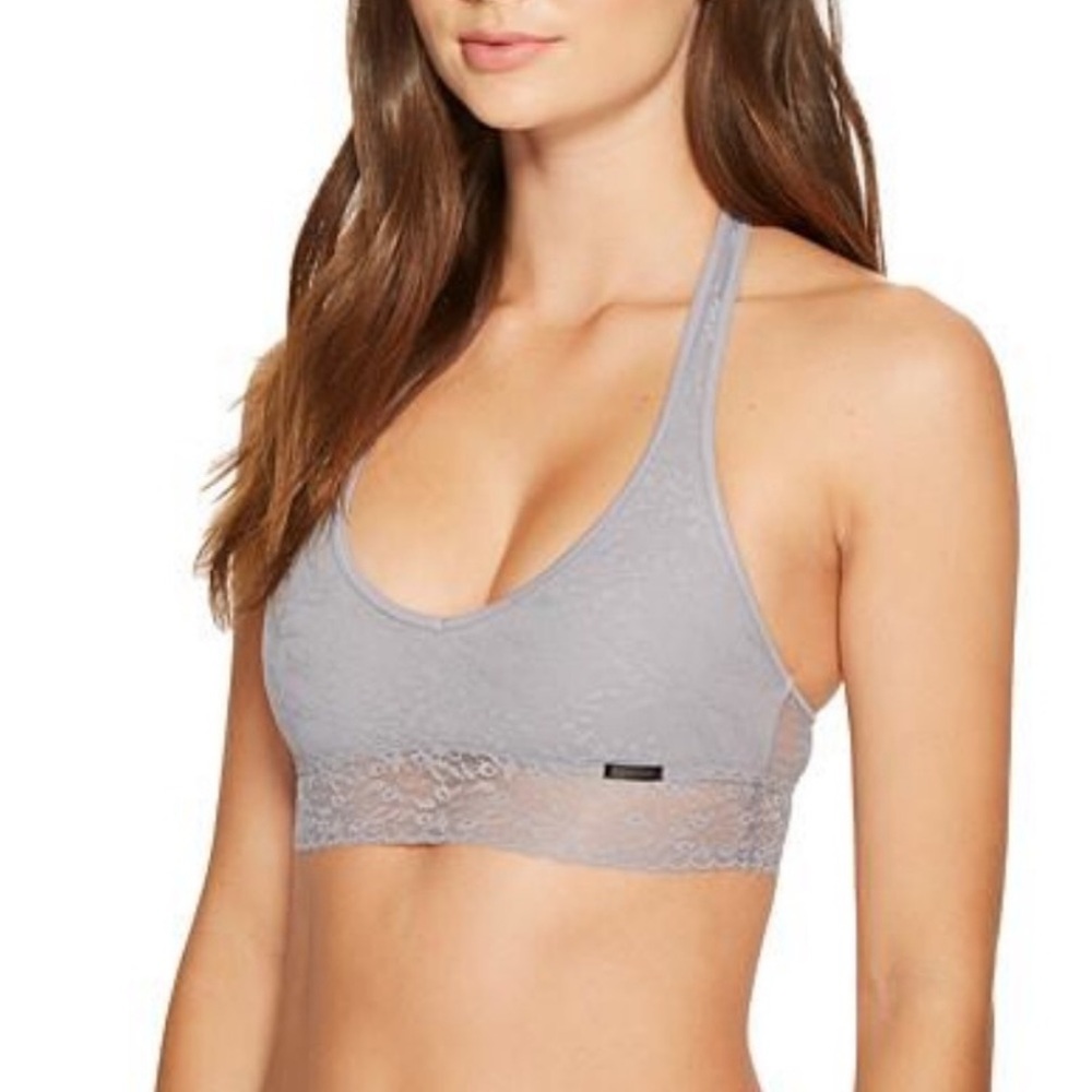 🚫SOLD🚫NWT Calvin Klein Halter Lace Bralette - Picture 2 of 8